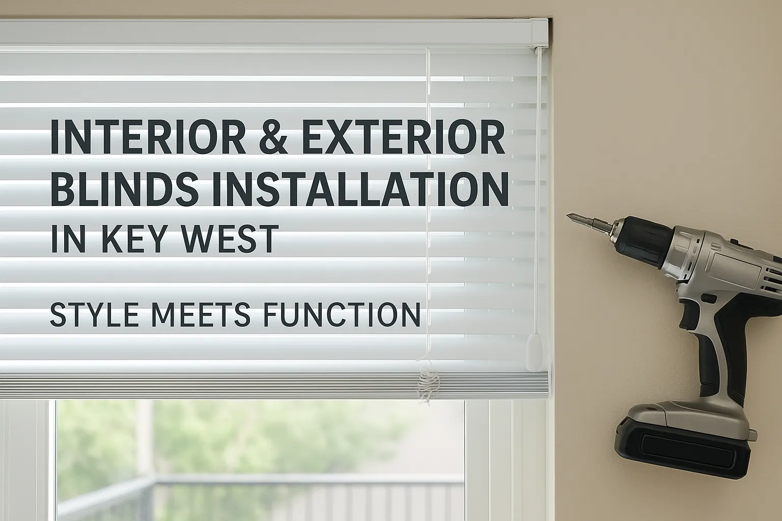 Conch Key Repairs | Interior & Exterior Blinds Installation in Key West